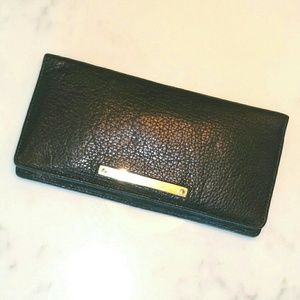 Brahmin black Ady leather wallet